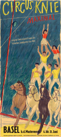 Circus Knie Circus poster - Switzerland, 1948