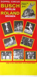 Circus Busch-Roland Circus poster - Germany, 1972