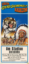 Circus Barum Circus poster - Germany, 1982