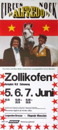 Circus Alfredo Nock Circus poster - Switzerland, 1980