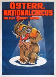 Österreichischer Nationalcircus Elfi Althoff-Jacobi Circus poster - Austria, 1992