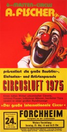 Circus A. Fisher Jr. Circus poster - Germany, 1975