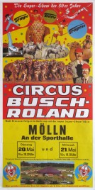 Circus Busch-Roland Circus poster - Germany, 1980