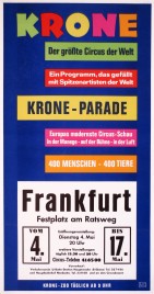 Circus Krone Circus poster - Germany, 1976