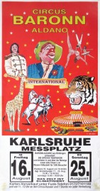 Circus Baronn Aldano Circus poster - Germany, 1996