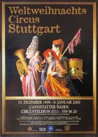 Weltweihnachts Circus Stuttgart Circus poster - Germany, 1999