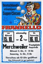 Circus Frankello Circus poster - Germany, 1986