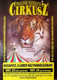Magyar Nemzeti Circusz Circus poster - Hungary, 2012