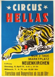 Circus Hellas Circus poster - Germany, 1971
