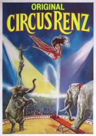 Original Circus Renz Circus poster - Germany, 1987
