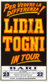 Circo Lidia Togni Circus poster - Italy, 1994