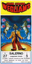 Gran Circus Wegliams Circus poster - Italy, 1995