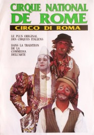 Cirque National de Rome - Circo di Roma Circus poster - Italy, 1991