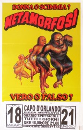 Crazy Show presenta Piranha Circus poster - Italy, 2002