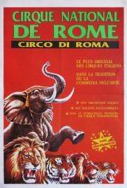 Cirque National de Rome - Circo di Roma Circus poster - Italy, 1991