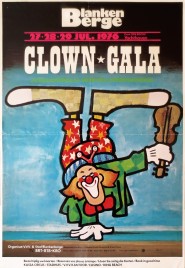 Clown Gala International Festival Circus poster - Netherlands, 1976