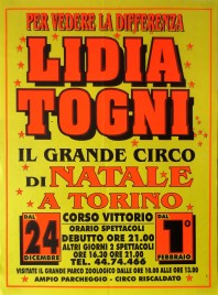 Circo Lidia Togni Circus poster - Italy, 1997