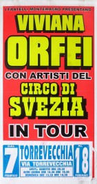 Viviana Orfei + Circo di Svezia Circus poster - Italy, 0