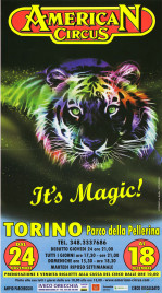 American Circus (Togni) Circus poster - Italy, 2011