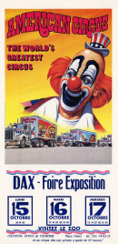 American Circus (Togni) Circus poster - Italy, 1984
