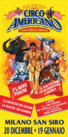American Circus (Togni) Circus poster - Italy, 1991