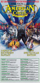 American Circus (Togni) Circus poster - Italy, 1997
