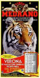 Circo Medrano Circus poster - Italy, 2013