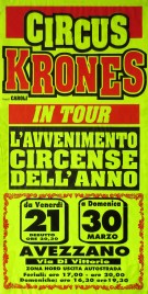 Circus Krones Circus poster - Italy, 2003