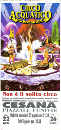 Circo Acquatico Splash Tour Circus poster - Italy, 2001