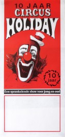 Circus Holiday Circus poster - Netherlands, 1989