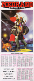 Circo Medrano Circus poster - Italy, 1986