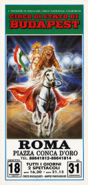 Circo di Stato di Budapest Circus poster - Italy, 1990