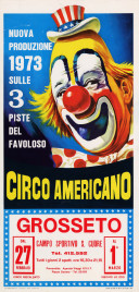 Circo Americano Circus poster - Italy, 1973