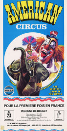American Circus (Togni) Circus poster - Italy, 1979