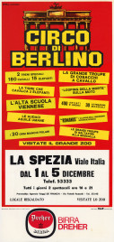 Circo di Berlino Circus poster - Italy, 1966
