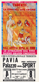 Circo Tribertis Circus poster - Italy, 1991