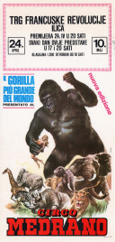 Circo Medrano Circus poster - Italy, 1979