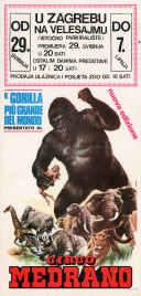 Circo Medrano Circus poster - Italy, 1979