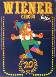 Wiener Circus Circus poster - Belgium, 1985