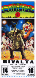 Circo Europa 1 Circus poster - Italy, 1990
