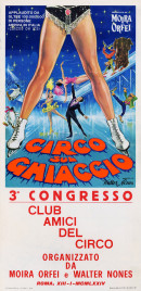 Circo Moira Orfei + Club Amici del Circo Circus poster - Italy, 1974