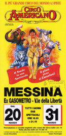 Circo Americano Circus poster - Italy, 1996