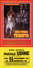 Circo Storico Tribertis Circus poster - Italy, 1994