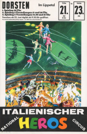 Circus Heros Circus poster - Italy, 1963