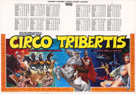 Circo Tribertis Circus poster - Italy, 1992
