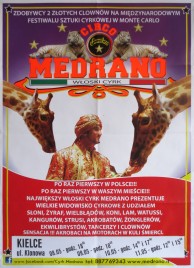Circo Medrano Circus poster - Italy, 2014