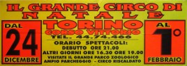 Lidia Togni - Il Grande Circo Di Natale Circus poster - Italy, 1997