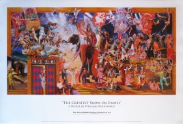The Greatest Show On Earth (Mural) Circus poster - USA, 1990