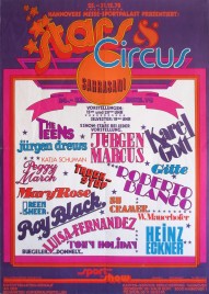 Stars & Circus (Sarrasani) Circus poster - Germany, 1978