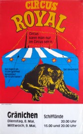 Circus Royal Circus poster - Switzerland, 1984